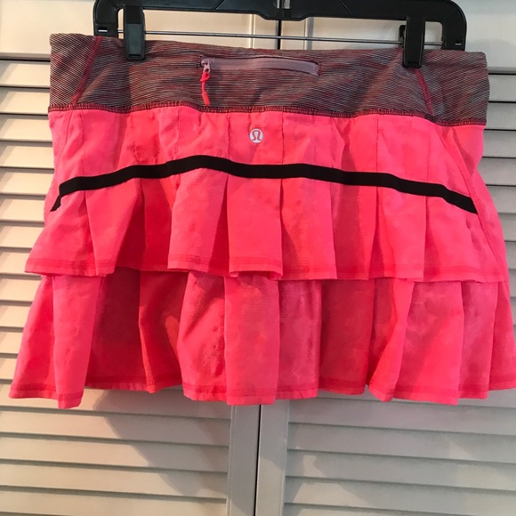 Lululemon Pace Setter Skirt Skort Flash Jacquard - Picture 2 of 8